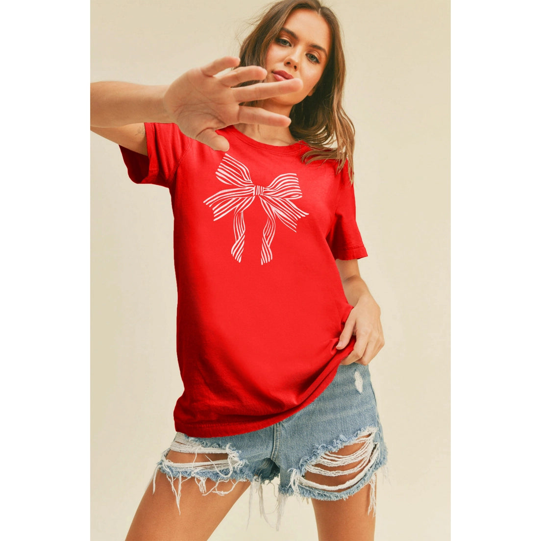 Mina Bow Graphic Tee