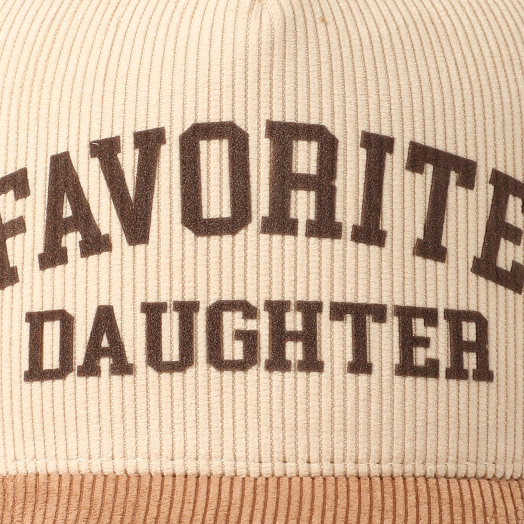 Favorite Daughter Two-Tone Corduroy Baseball Cap