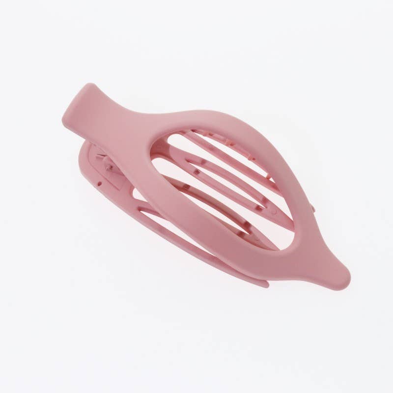 OVAL LAY DOWN FLAT HAIR CLAW CLIPS