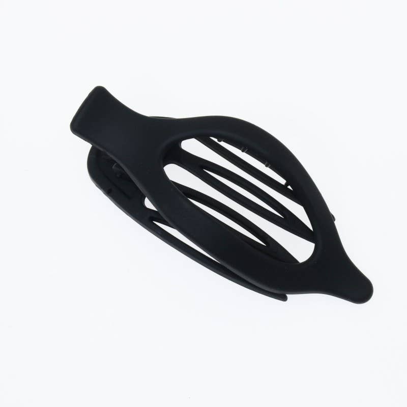 OVAL LAY DOWN FLAT HAIR CLAW CLIPS
