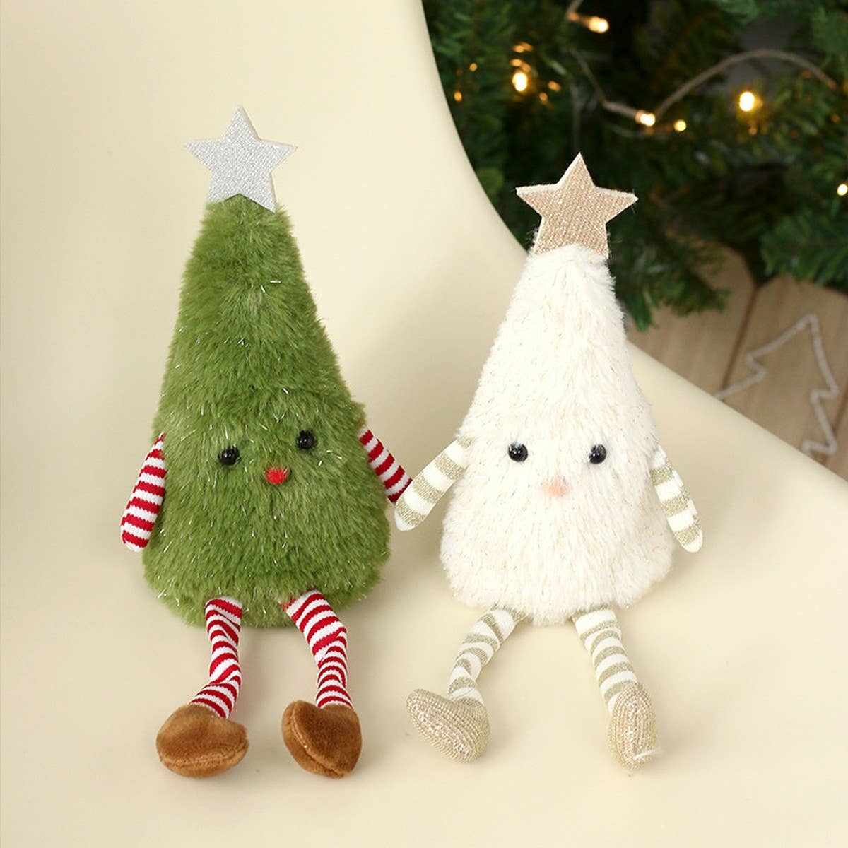 Cute Plush Christmas Tree Doll Decor