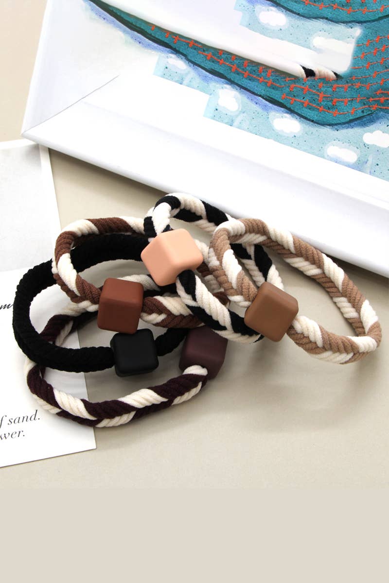Two Tone Casual Hair Tie