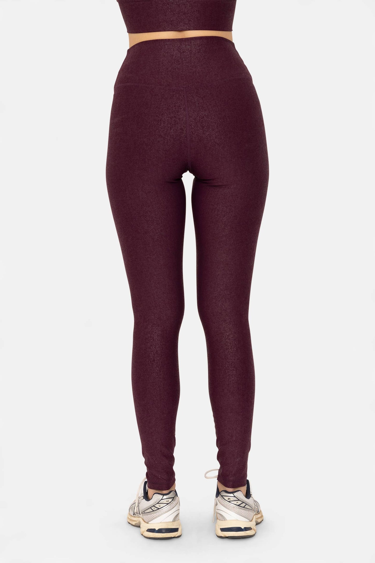 Leather Look Crossover Leggings