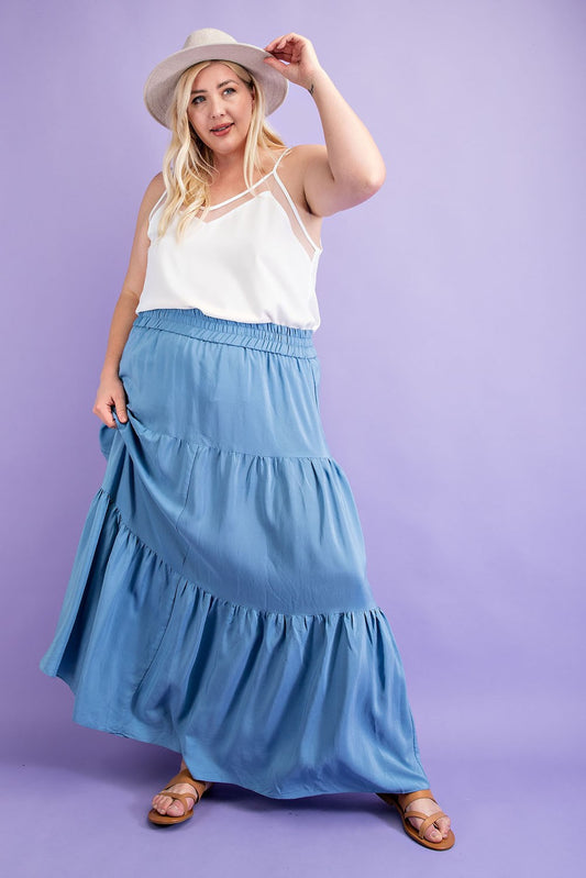 Eva Tiered Maxi Skirt