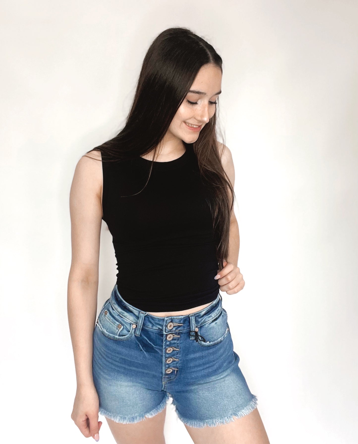 Leah Cropped Tank Top